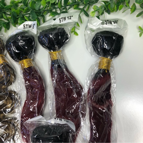 9 Bundles Of Synthetic Hair • Wavy, Curly, Straight, Highlight & Ombre - Picture 4 of 9
